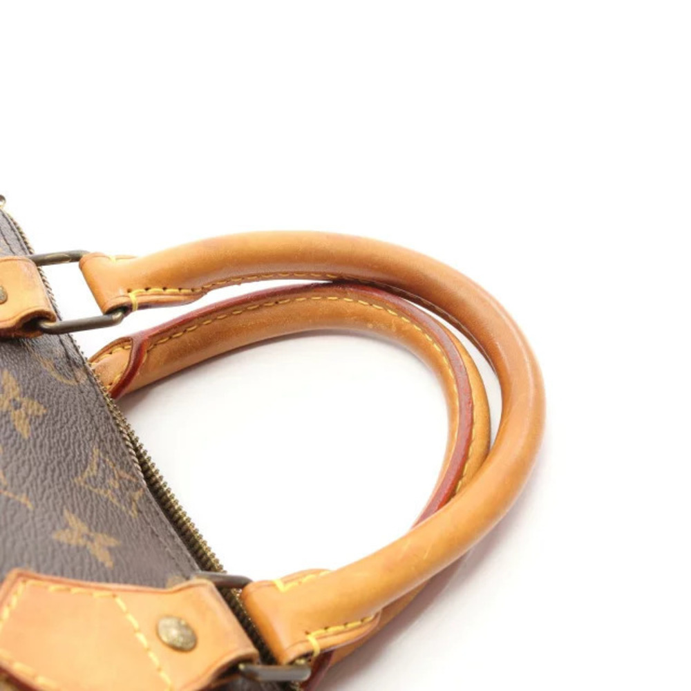 Louis Vuitton Handbag Bandoulire Speedy Canvas Brown Monogram Leather - Picture 7 of 10